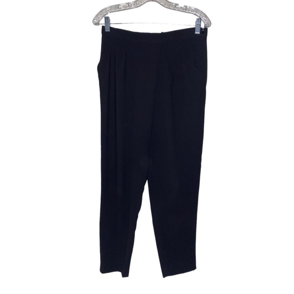 Zara‎ Black Dress Women Full Length Slash Pockets Pants Size Small